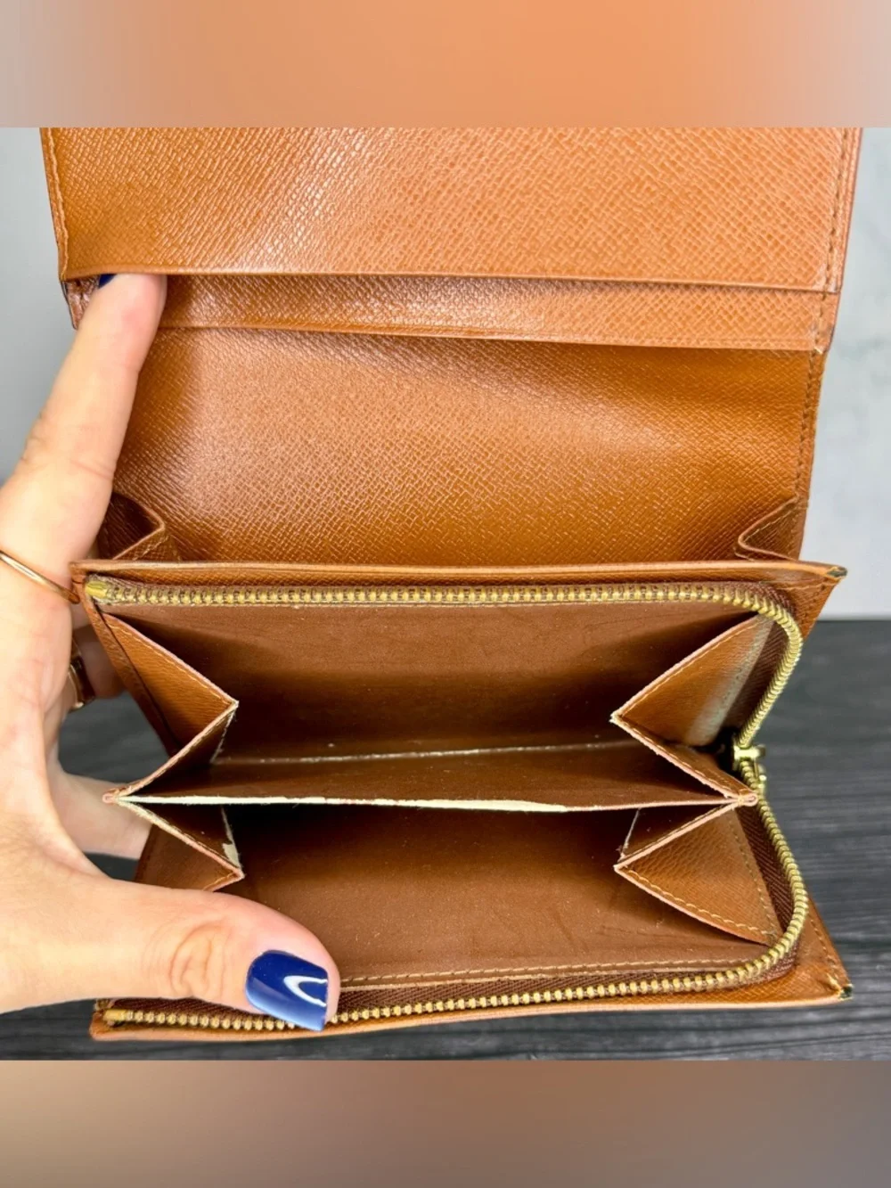 Louis Vuitton Monogram Portefeuille Trésor Wallet | Vintage | RA0968